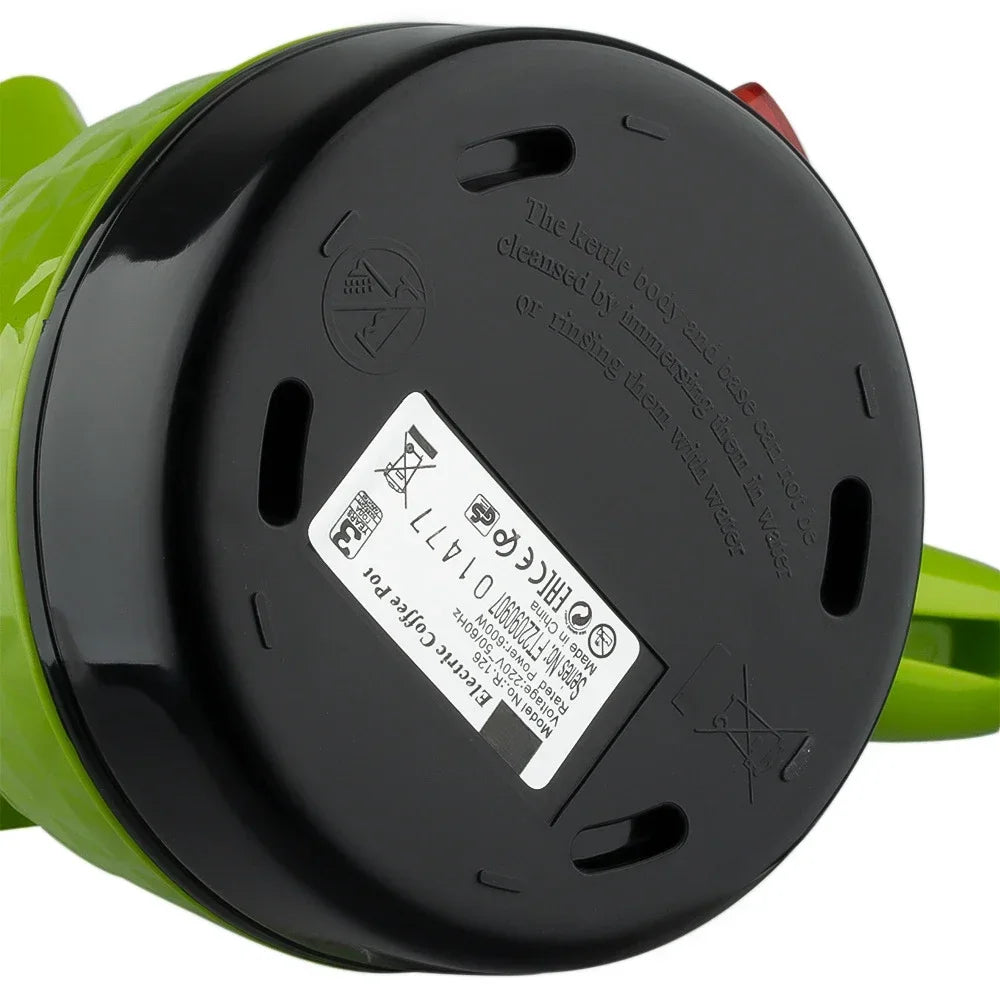 500ML Electric Tea Coffee Maker Turkish 6 Cup Mini Electric Pour Over Kettle 220V 110V Greek Wine Cooking Moka Pot Machine