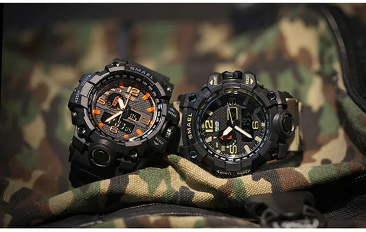 Best Selling For Men Mens Sports Multi-Function Waterproof Led Digital Quartz Wrist Watch Multifunction Military Sports Watch 시계
