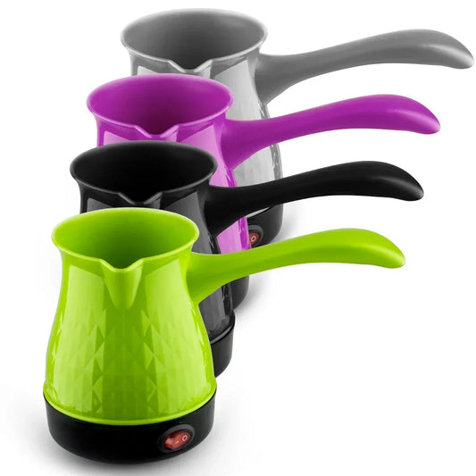 500ML Electric Tea Coffee Maker Turkish 6 Cup Mini Electric Pour Over Kettle 220V 110V Greek Wine Cooking Moka Pot Machine