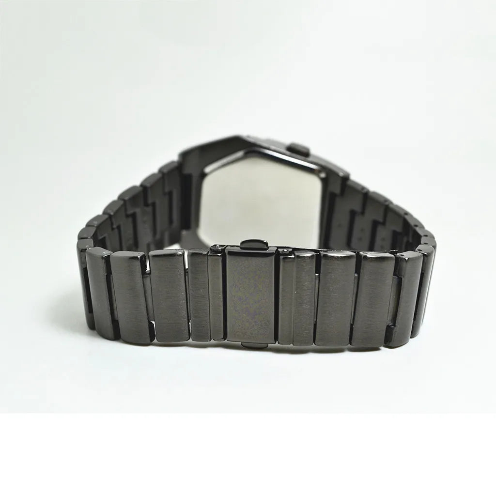 Led Cool Fashion Snake Face Dial Steel Belt Blue Analog Digital Electronic Watch Men's Digital Watch 2023 New Relogio Masculino