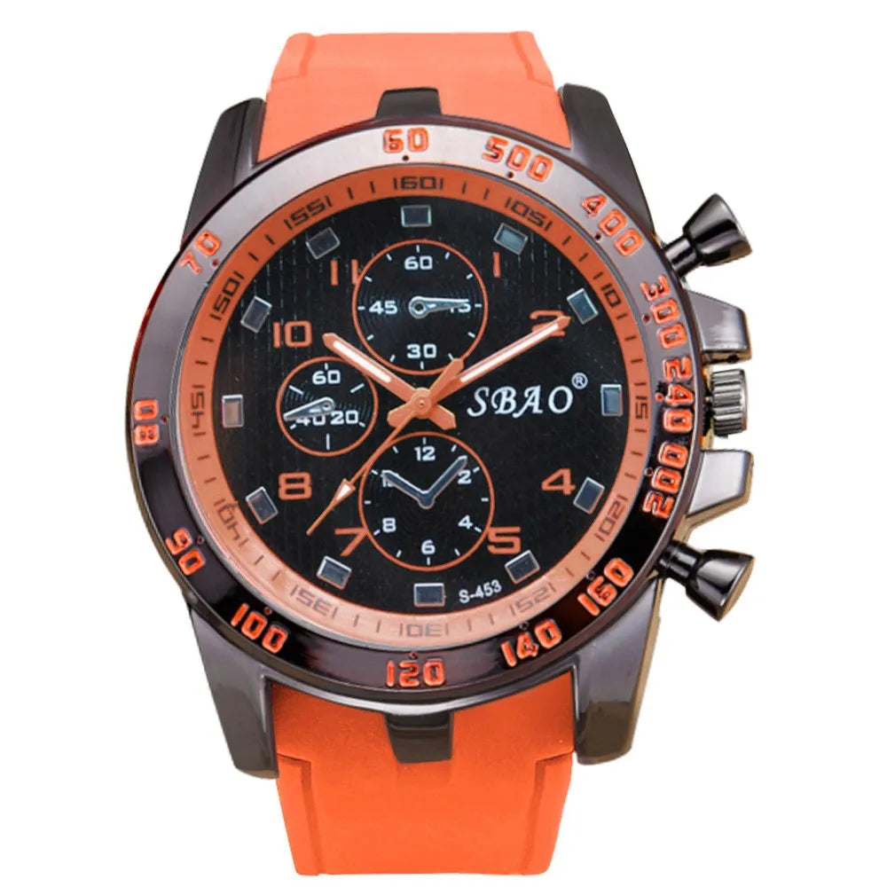 High Quality Men'S Watch Stainless Steel Luxury Sport Analog Quartz Modern Men Fashion Wrist Watch Male Moment Dropshipping