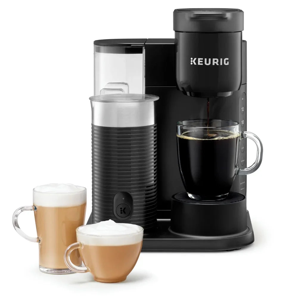 Keurig K-Cafe Essentials Single Serve K-Cup Pod Coffee, Latte and Cappuccino Maker, Black, Espresso Maker ,machine