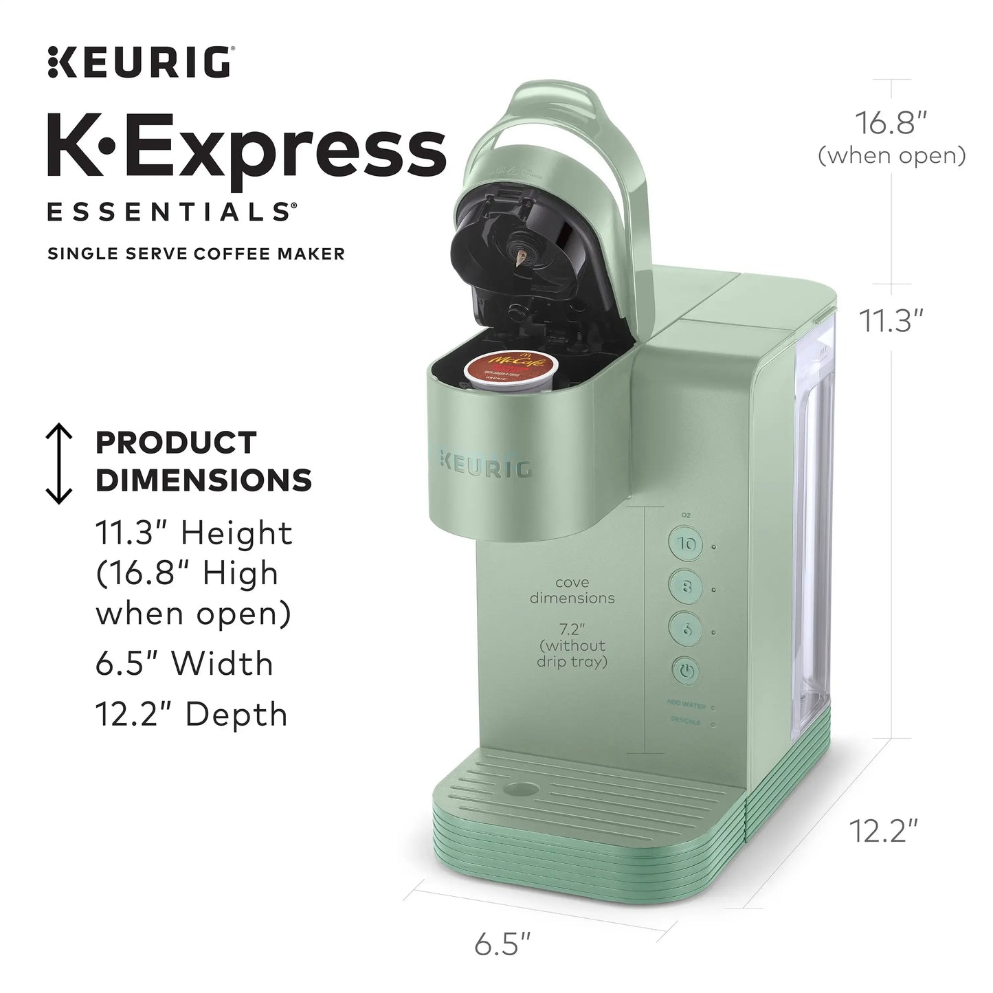 Keurig K-Express Essentials Single Serve K-Cup Pod Coffee Maker, Coffee Machines
